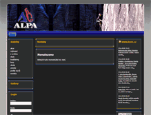 Tablet Screenshot of ho-alpa.cz